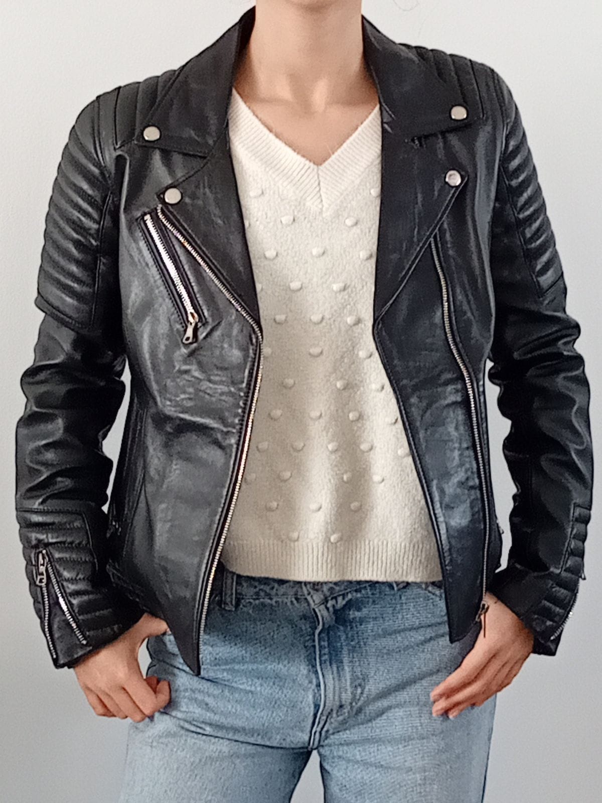 "Perfecto" sans ceinture Noir