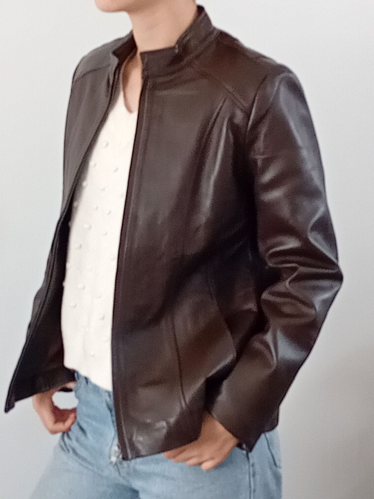 Blouson "Élégance" Marron