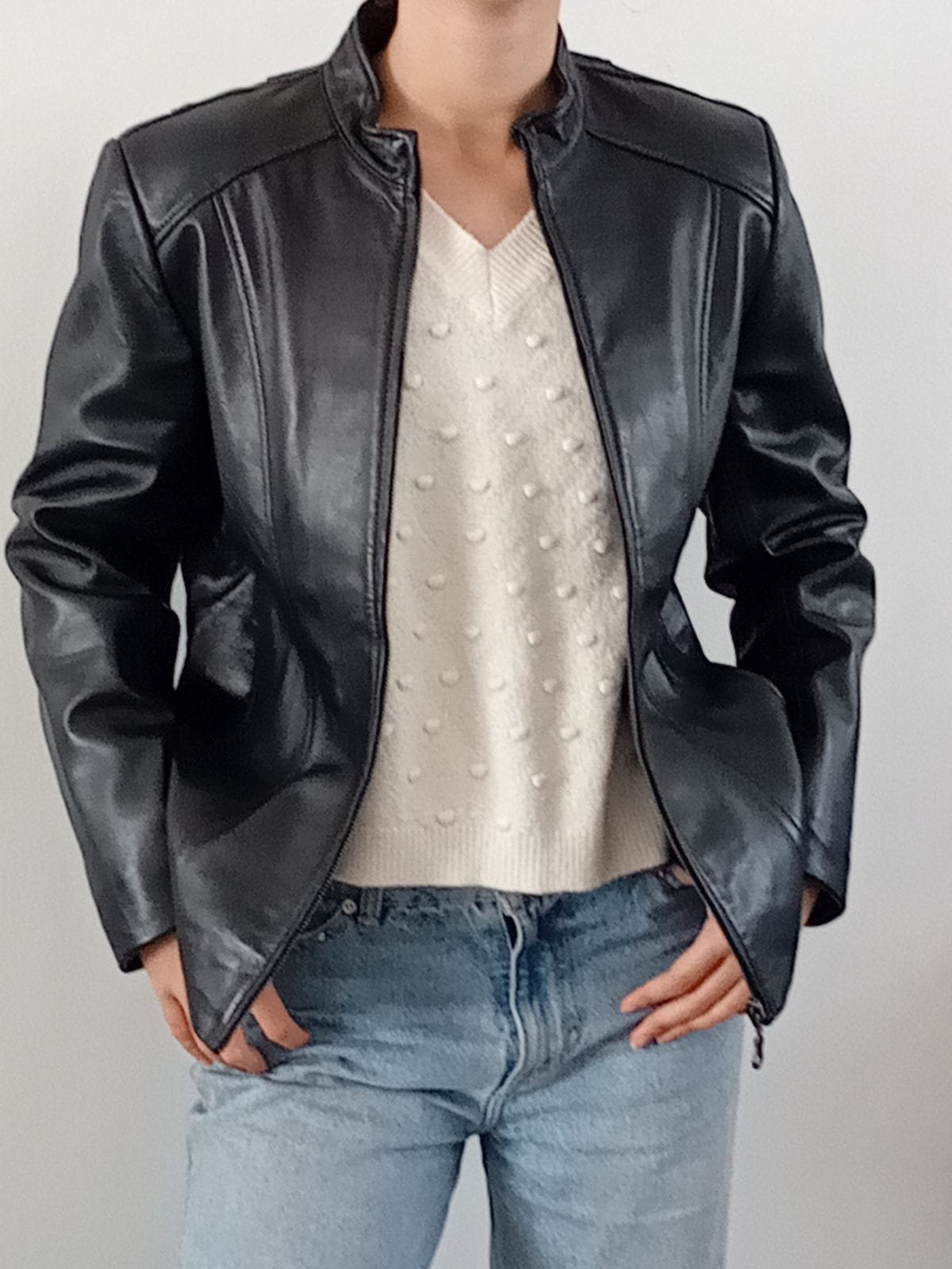 Blouson "Élégance" Noir