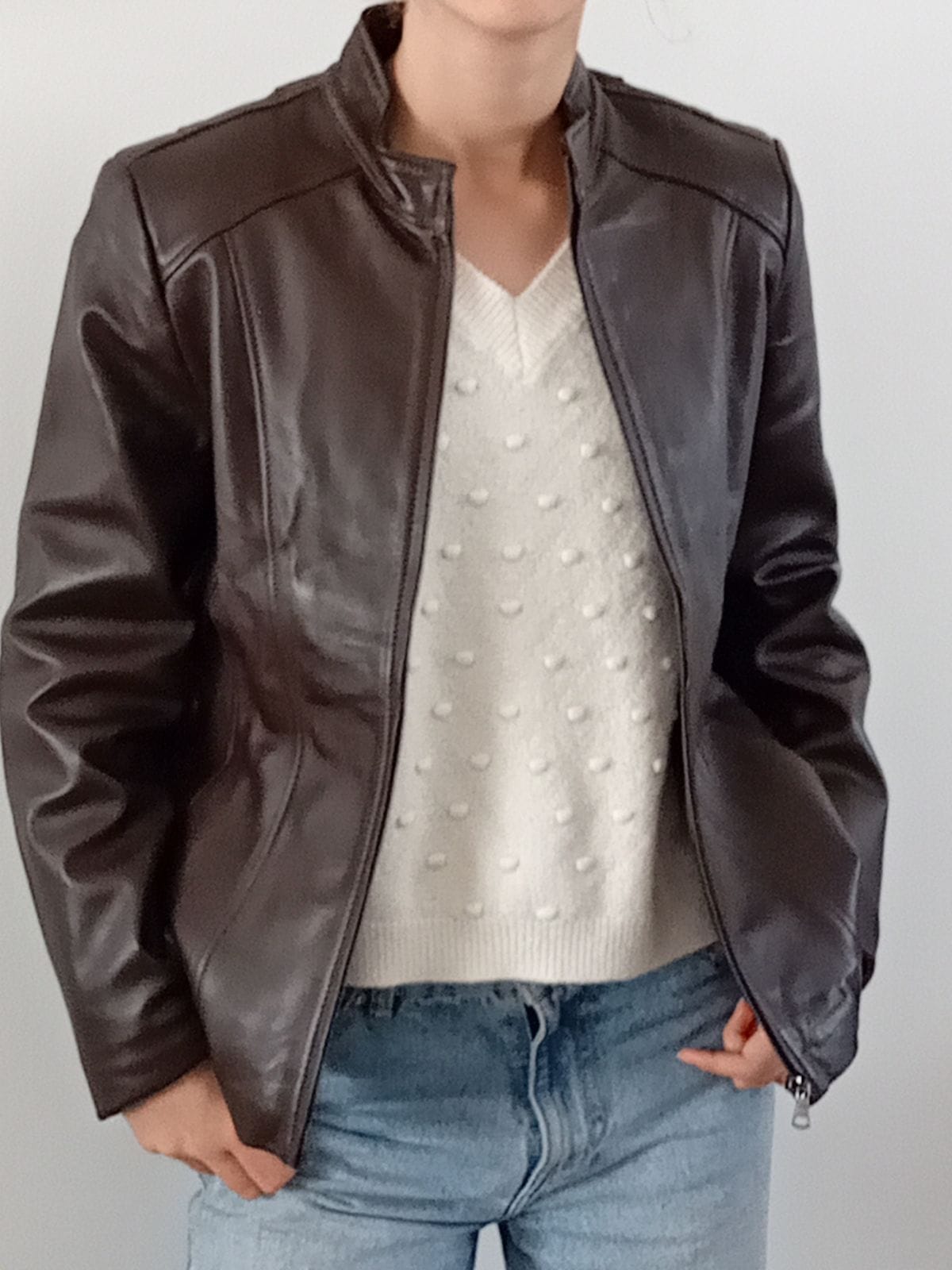 Blouson "Élégance" Marron