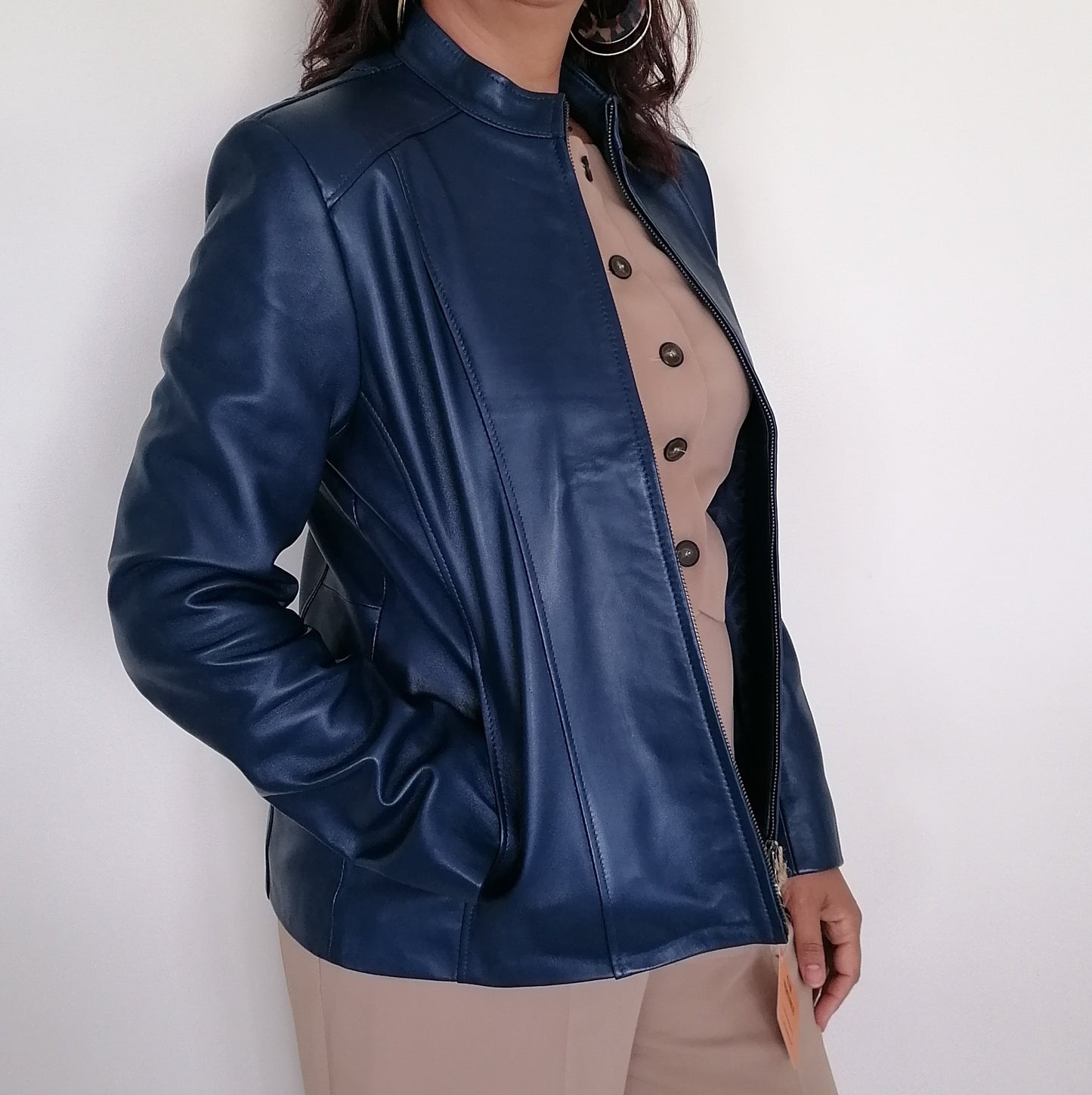Blouson "Élégance" Bleu