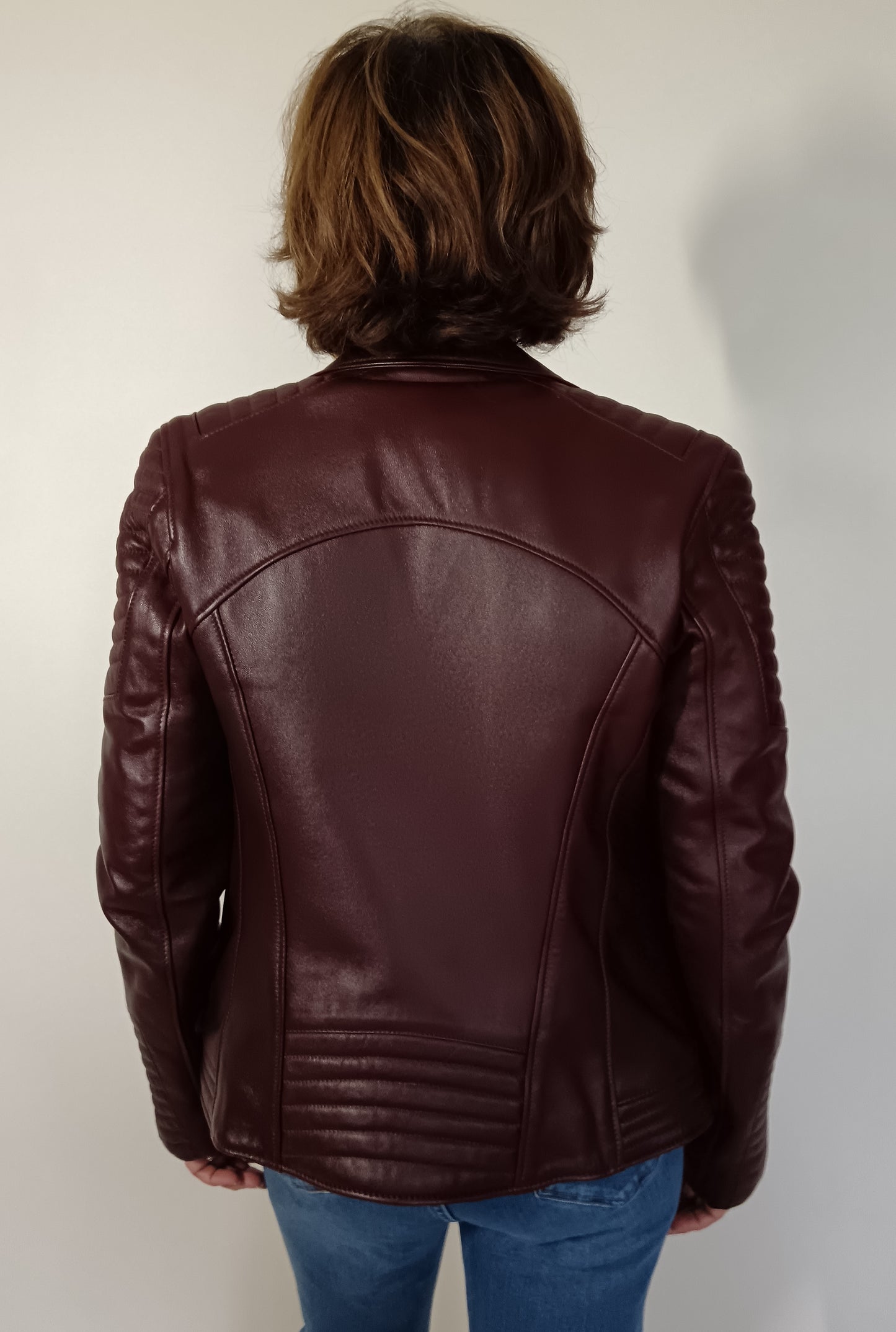 "Perfecto" sans ceinture Bordeaux