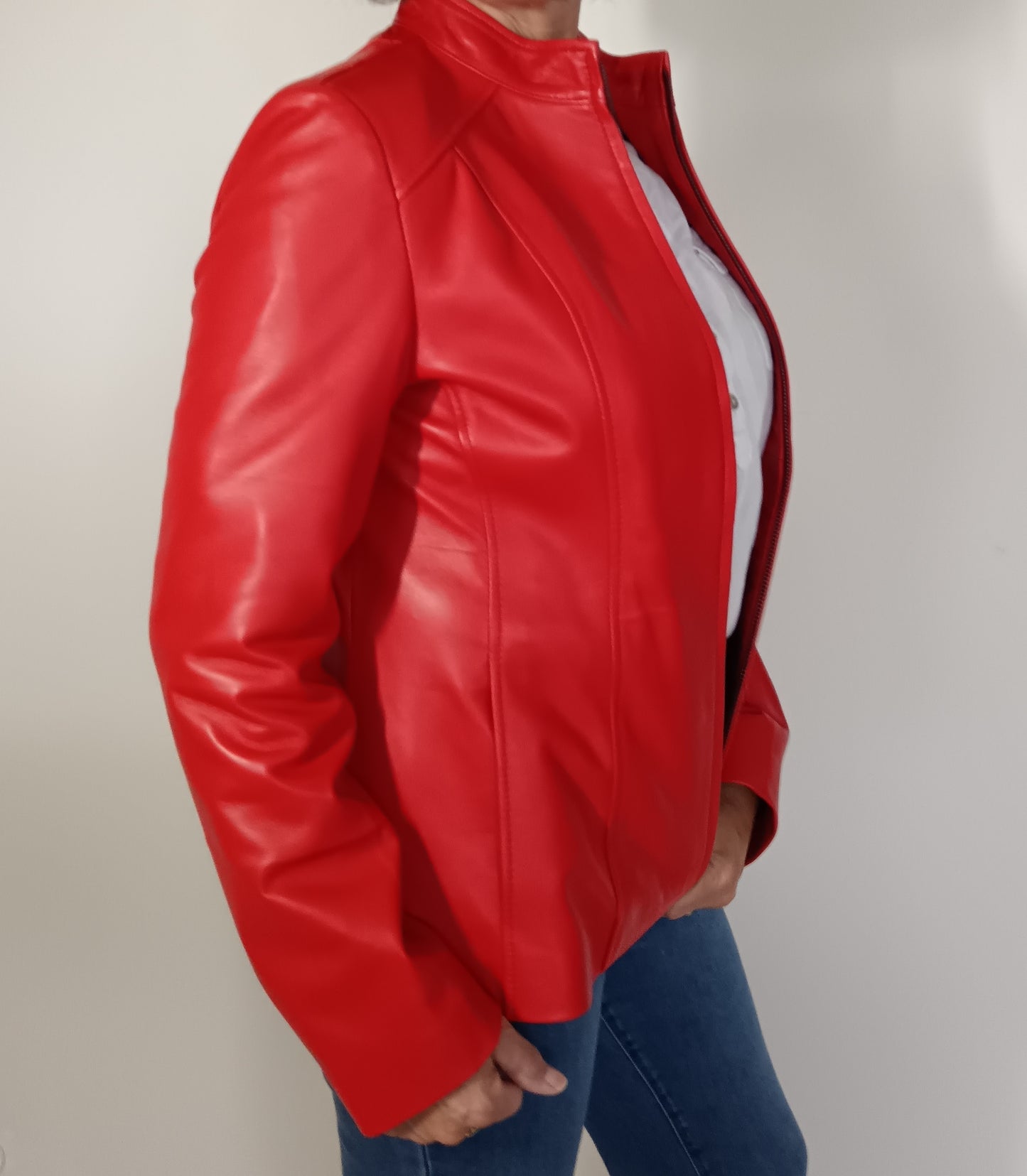 Blouson "Élégance" Rouge