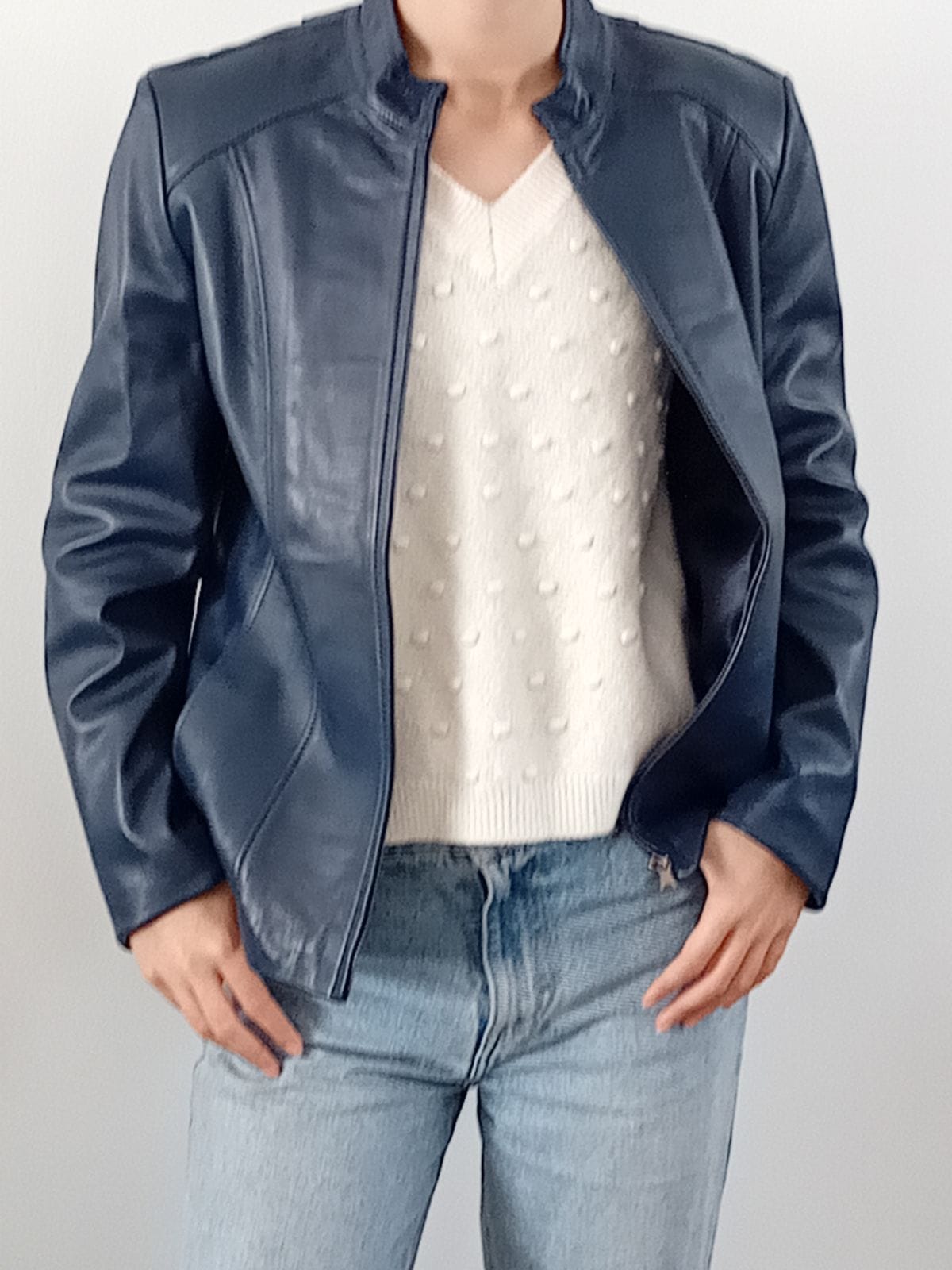 Blouson "Élégance" Bleu
