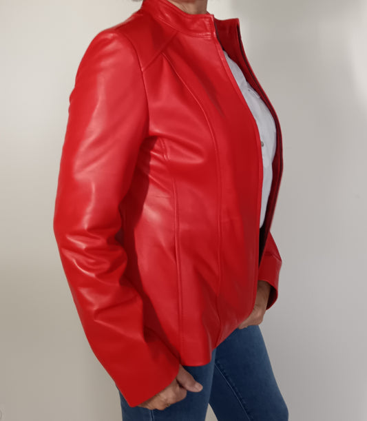 Blouson "Élégance" Rouge